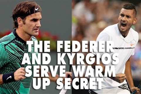 The Federer And Kyrgios Serve Warm Up Secret 🤫 Tennis Tips