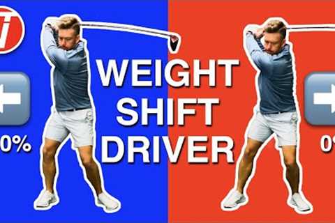 DRIVER WEIGHT SHIFT 100% VS 0% | GOLF TIPS | LESSON 236