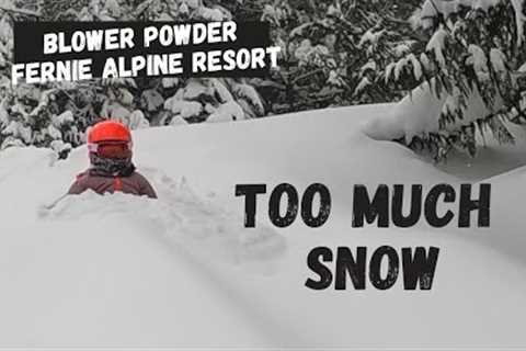 Is Too Much Snow Possible? | Deep Powder Skiing On Christmas Day