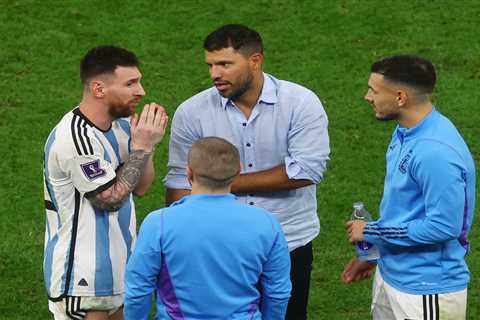 Sergio Aguero joins Argentina camp and is sharing room with Lionel Messi again ahead of World Cup..