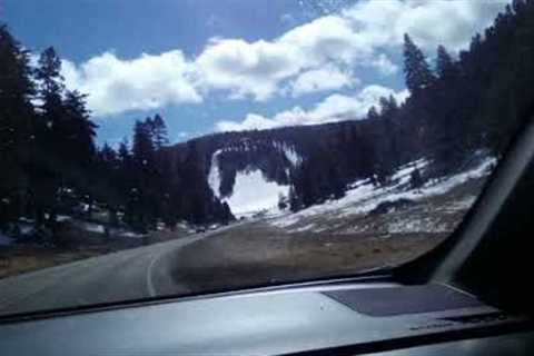 Goin''''thru the snowy skiing 🎿 village of CLOUDCROFT VILLAGE @ 8,676 feet elevation.