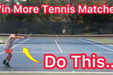 Beat Your Singles Opponents Using The “2-1 Strategy” (Pro Tennis Tactics)