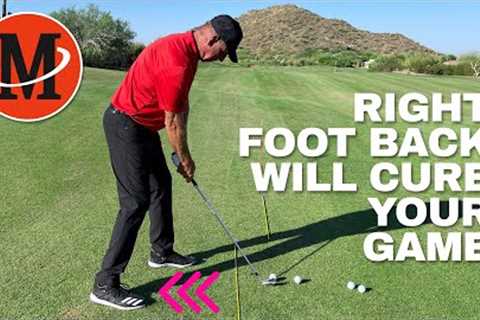 Right Foot Back Drill To Cure Your Game // Malaska Golf