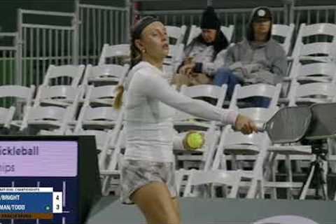 National Championships | Women''s Doubles Bronze Medal Match | Irvine/Bright vs/ Stratman/Todd