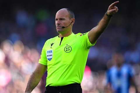 Controversial ref sent home from World Cup makes noise again with card-filled performance in..