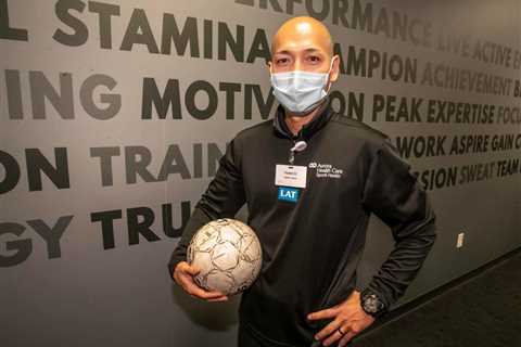 This athletic trainer fulfilled his dream of going to the World Cup. Now, he’s back supporting..