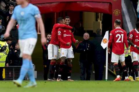 Man Utd 2-1 Man City: Rashford wins derby after Bruno goal controversy