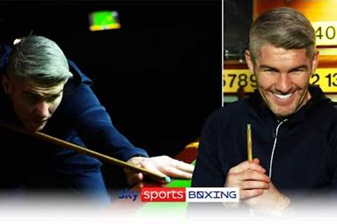 'Celebrity, flashy antics? My mum would slap me!' 👋  Liam Smith plays snooker,  shoots at Eubank Jr