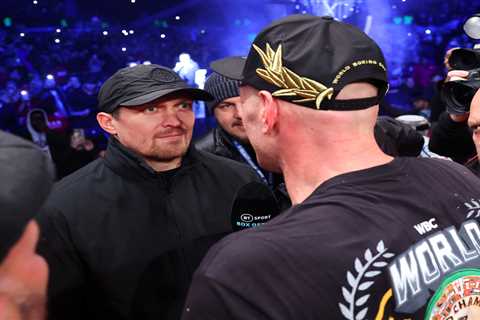 Tyson Fury set to open talks with Saudis over deal to fight Oleksandr Usyk in Riyadh in unification ..