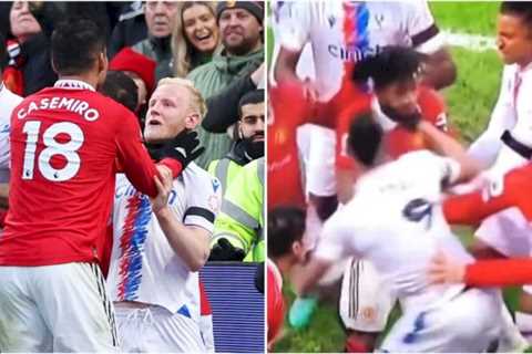 Man Utd fans fume as new footage shows Fred being ‘choked’ by Crystal Palace star