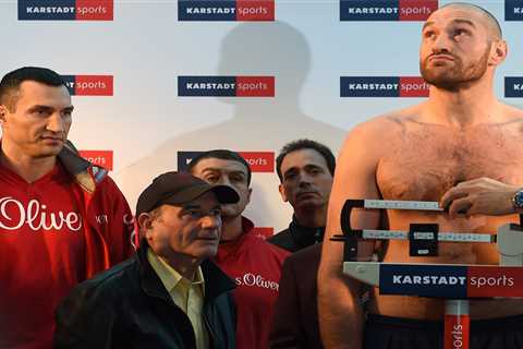 Wladimir Klitschko tried to ‘cheat’ five ways, before Tyson Fury fight including dodgy scales,..