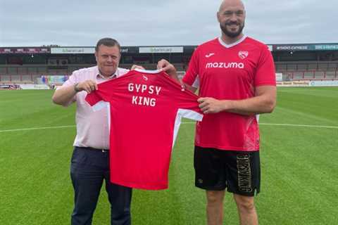 Tyson Fury suffers blow in Morecambe takeover bid as League One side get taken over by 20-year-old..