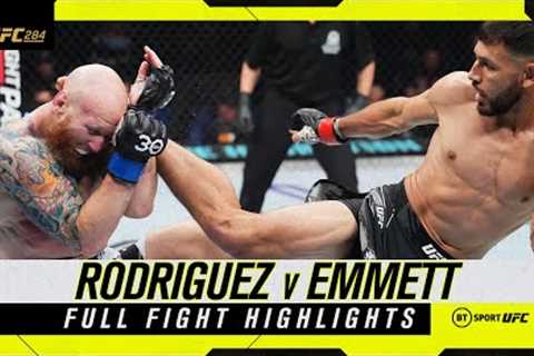 A masterclass in striking! Yair Rodriguez v Josh Emmett fight for UFC featherweight title #UFC284