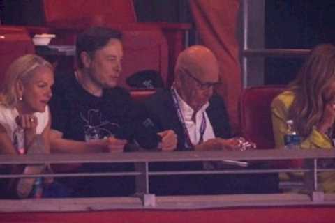 Elon Musk was at Super Bowl with Rupert Murdoch who once tried to buy Man Utd too