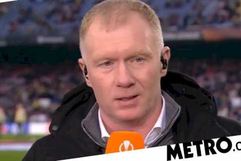 ‘A wonderful footballer’ – Paul Scholes backs Manchester United to launch another bid for Frenkie..