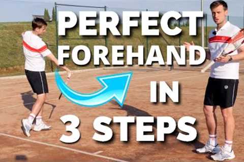 Perfect Forehand in 3 Easy Steps - Tennis Forehand Technique Lesson