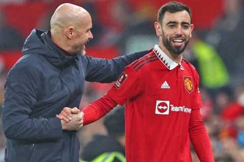 Man Utd boss Erik ten Hag explains why he won’t rest Bruno Fernandes as games come fast