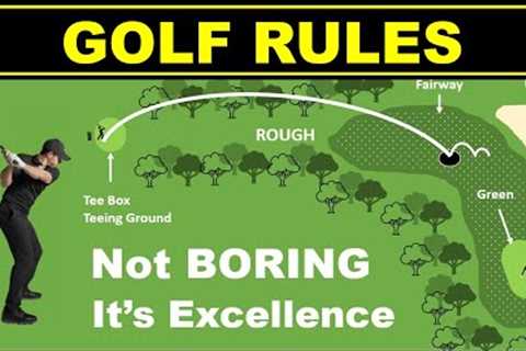 Golf Rules for Beginner | Beauty of golf explained !