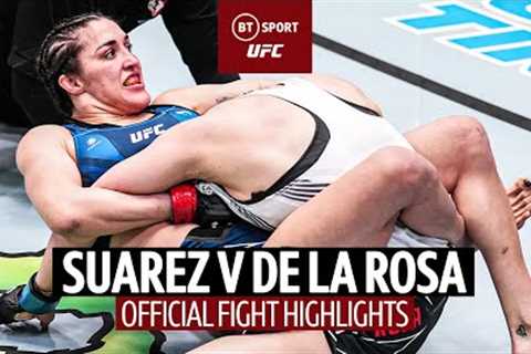 Suarez squeezes her way back to the UFC! Tatiana Suarez v Montana De La Rosa  UFC Fight Highlights