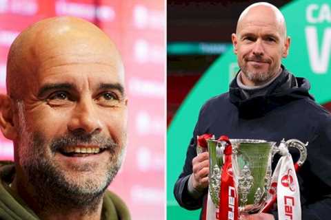 Pep Guardiola mocks Man Utd over money spent after they end trophy drought