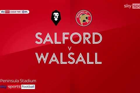 Salford edge past Walsall thanks to early Smith goal
