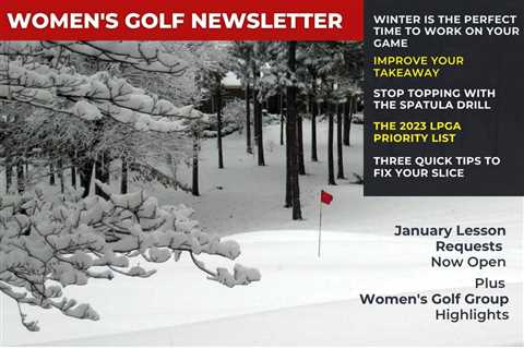 Women’s Golf Newsletter: Stop Topping with the Spatula Drill!