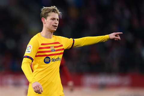 Manchester United handed Frenkie de Jong transfer boost as Barcelona need to raise £178million to..