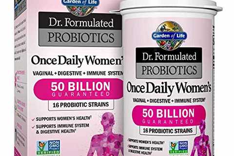 Garden of Life Dr. Formulated Probiotics for Women, Once Daily Womenâs Probiotics 50 Billion CFU..