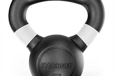 Synergee 4kg Cast Iron Kettlebell Weights for Strength Training, Conditioning and Functional..