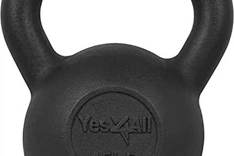 Yes4All Solid Cast Iron Kettlebell Weights Set â Great for Full Body Workout and Strength..