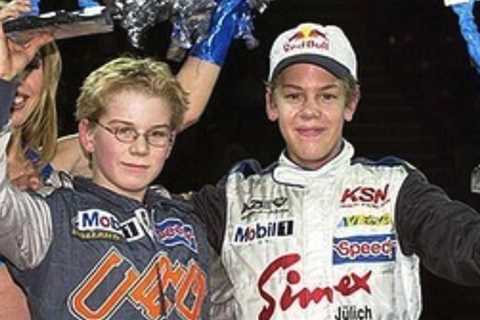 F1 driver looks unrecognisable in pic as a youngster after incredible glow-up