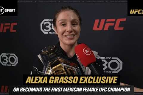 I DREAMED OF THIS MOMENT! Alexa Grasso on defeating Valentina Shevchenko at UFC 285! 🇲🇽