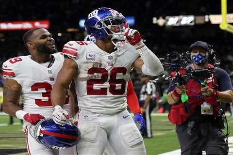 Giants had positive last-second meeting with Saquon Barkley