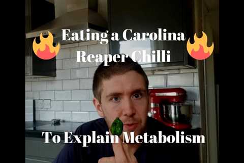 Eating a Carolina Reaper To Explain Metabolism & Booster Tablets