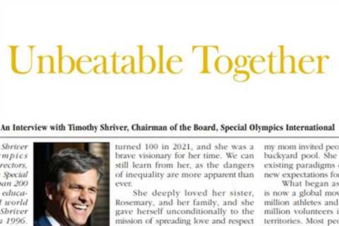 Timothy Shriver Discusses Inclusion Before, During and After Quarantine in Leaders Online