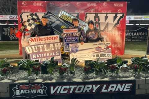 Steven Snyder, Jr. Sweeps the Milestone Home Service Co. Outlaw Nationals!