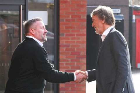 Sir Jim Ratcliffe at Old Trafford for Man Utd takeover talks but fans say ‘we want Qatar’