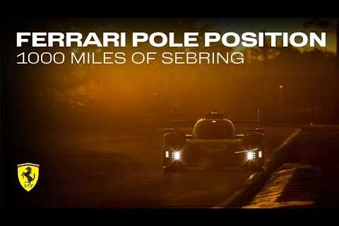 Ferrari in Pole Position at 1000 Miles of Sebring