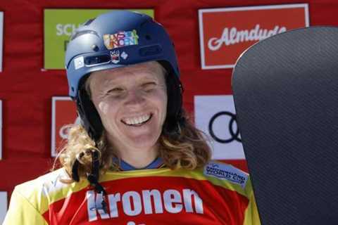 Charlotte Bankes: Briton wins overall Snowboard Cross World Cup title