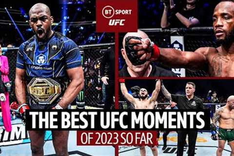 The best UFC moments of 2023  Jon Jones returns! 🐐 COLD Leon Edwards 🥶 Hall of Fame &..