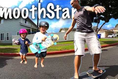 We bought two SmoothStar Surf Skateboards to be better SURFERs! / Living in Hawaii Vlog Ep 130