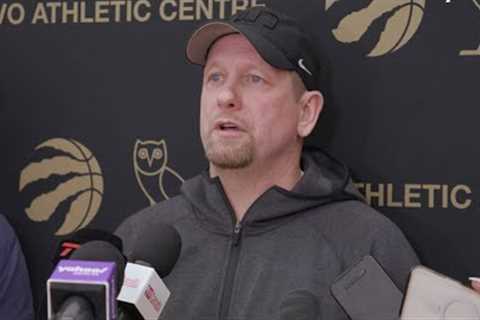 Nick Nurse on Gary Trent Jr., Joel Embiid and keys to a successful road trip