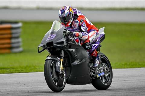 MotoGP: Martin Leads Rain-Affected Day Two At Sepang Test