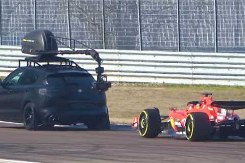 Ferrari SF-23 Promo Film Shot With Alfa Romeo Stelvio Camera Cars