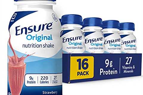 Ensure Original Nutrition Shake Small Meal Replacement Complete Balanced with Nutrients to Support..