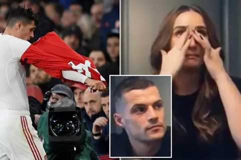 Granit Xhaka’s wife “shocked” and “hurt” by Arsenal fans’ anger during infamous Crystal Palace..