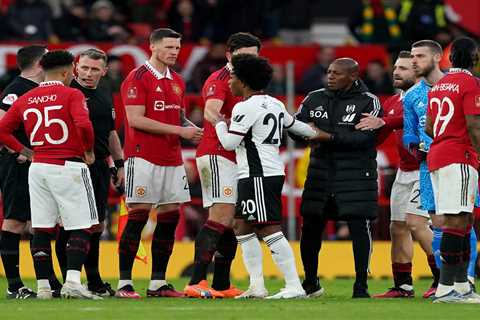 Man Utd FINED £65,000 for players’ behaviour vs Fulham as they top list of punished clubs this..