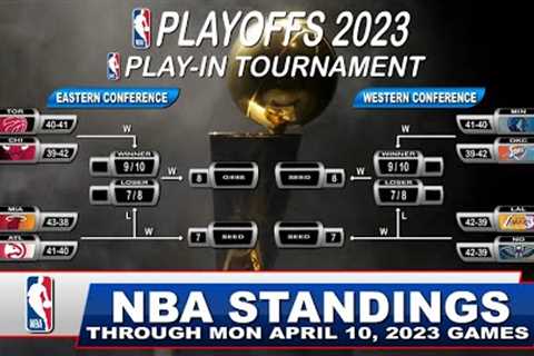 NBA STANDINGS TODAY APRIL 10, 2023 |NBA PLAYOFFS 2023 | NBA GAMES RESULT  | NBA GAME SCHEDULE