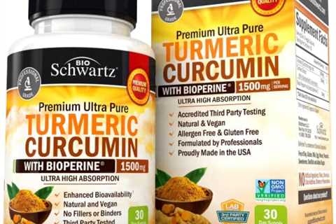 Turmeric Curcumin with BioPerine 1500mg - Natural Joint  Healthy Inflammatory Support with 95%..