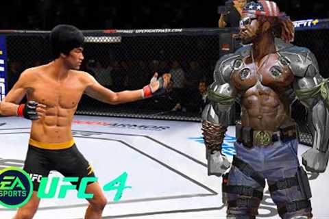 UFC4 Bruce Lee vs Master Jax EA Sports UFC 4 PS5